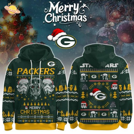 Unisex Packers Merry Christmas The Force Edition Hoodie Unisex Packers Merry Christmas The Force Edition Hoodie