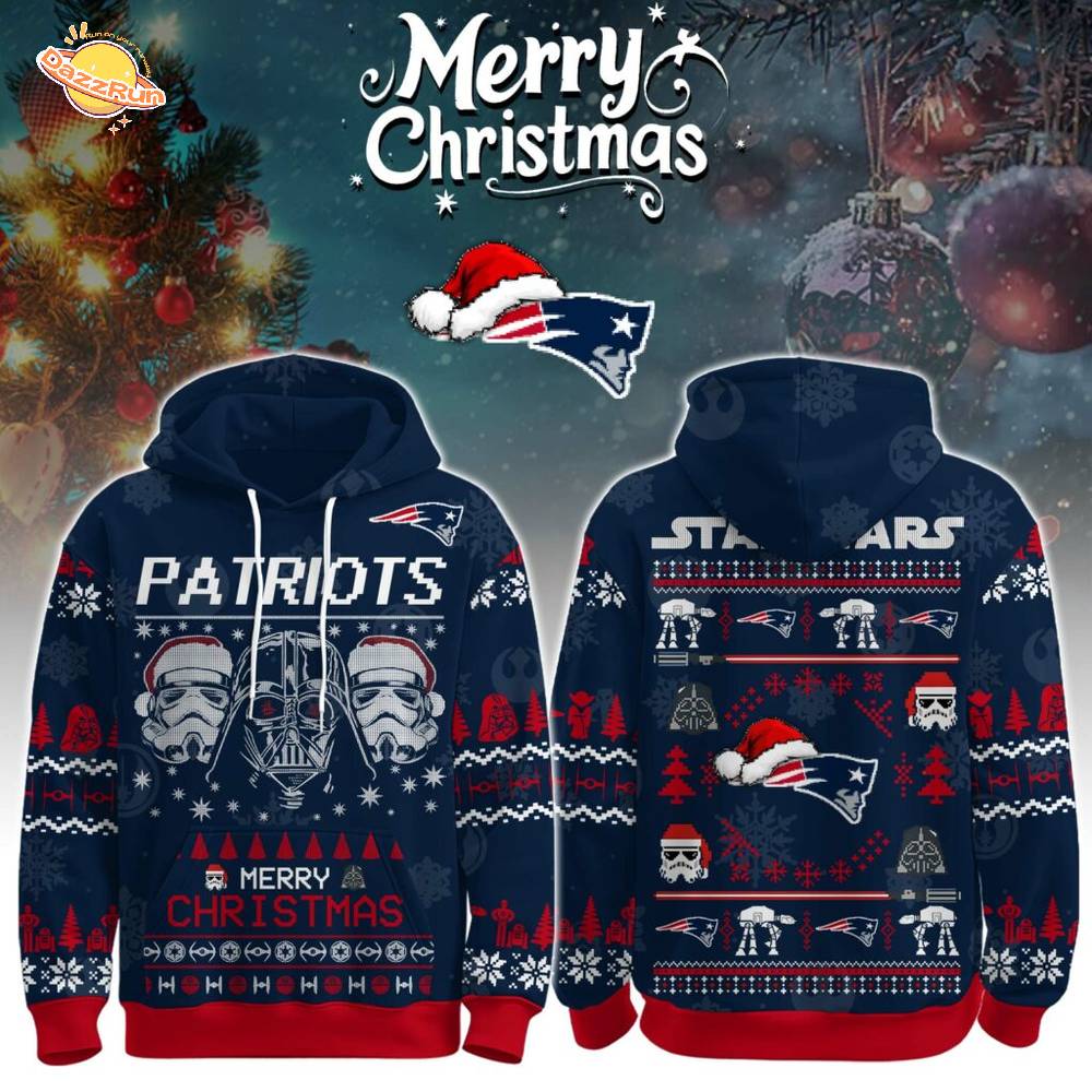 Unisex Patriots Merry Christmas The Force Edition Hoodie Unisex Patriots Merry Christmas The Force Edition Hoodie