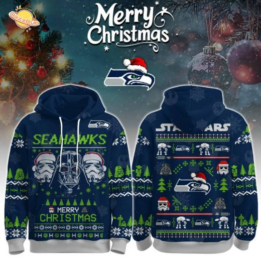 Unisex Seahawks Merry Christmas The Force Edition Hoodie Unisex Seahawks Merry Christmas The Force Edition Hoodie