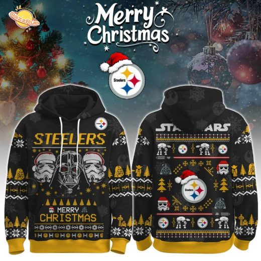 Unisex Steelers Merry Christmas The Force Edition Hoodie Unisex Steelers Merry Christmas The Force Edition Hoodie