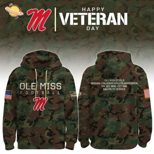 Veterans Day Salute Hoodie Ole Miss Edition