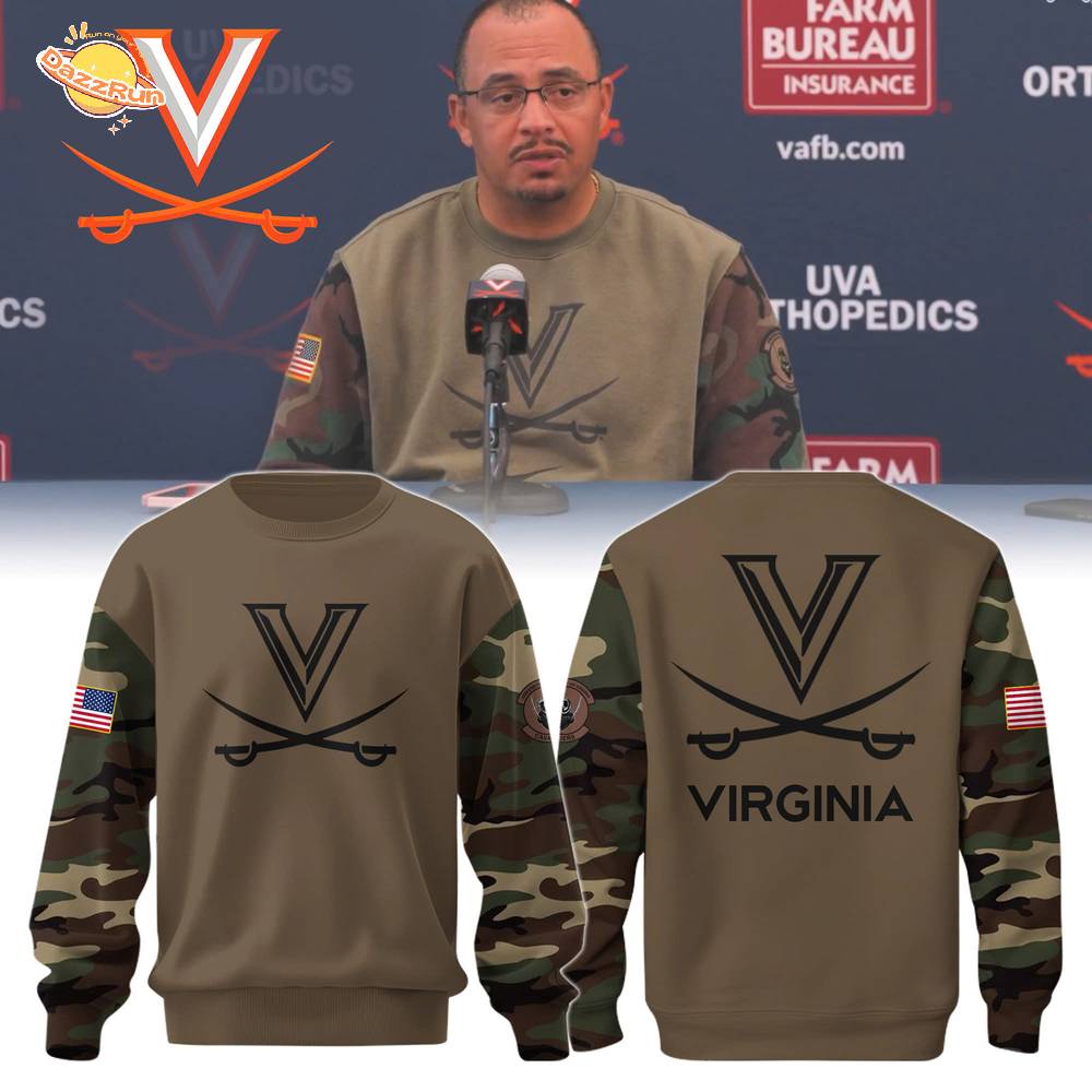 Virginia Football Camo Sweatshirt Limited Edition Virginia Football Camo Sweatshirt Limited Edition