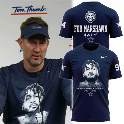 “For Marshawn Kneeland 2001-2025” Dallas Cowboys T-Shirt