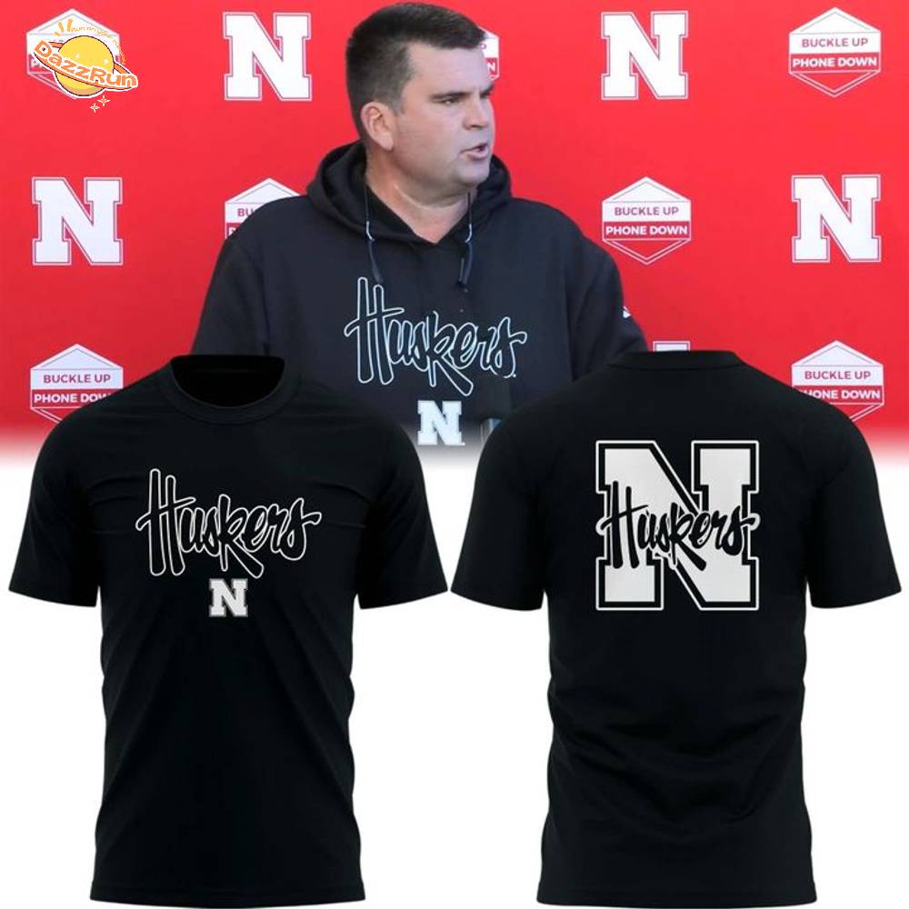 2025 Huskers Wordmark Black T-Shirt 2025 Huskers Wordmark Black T-Shirt