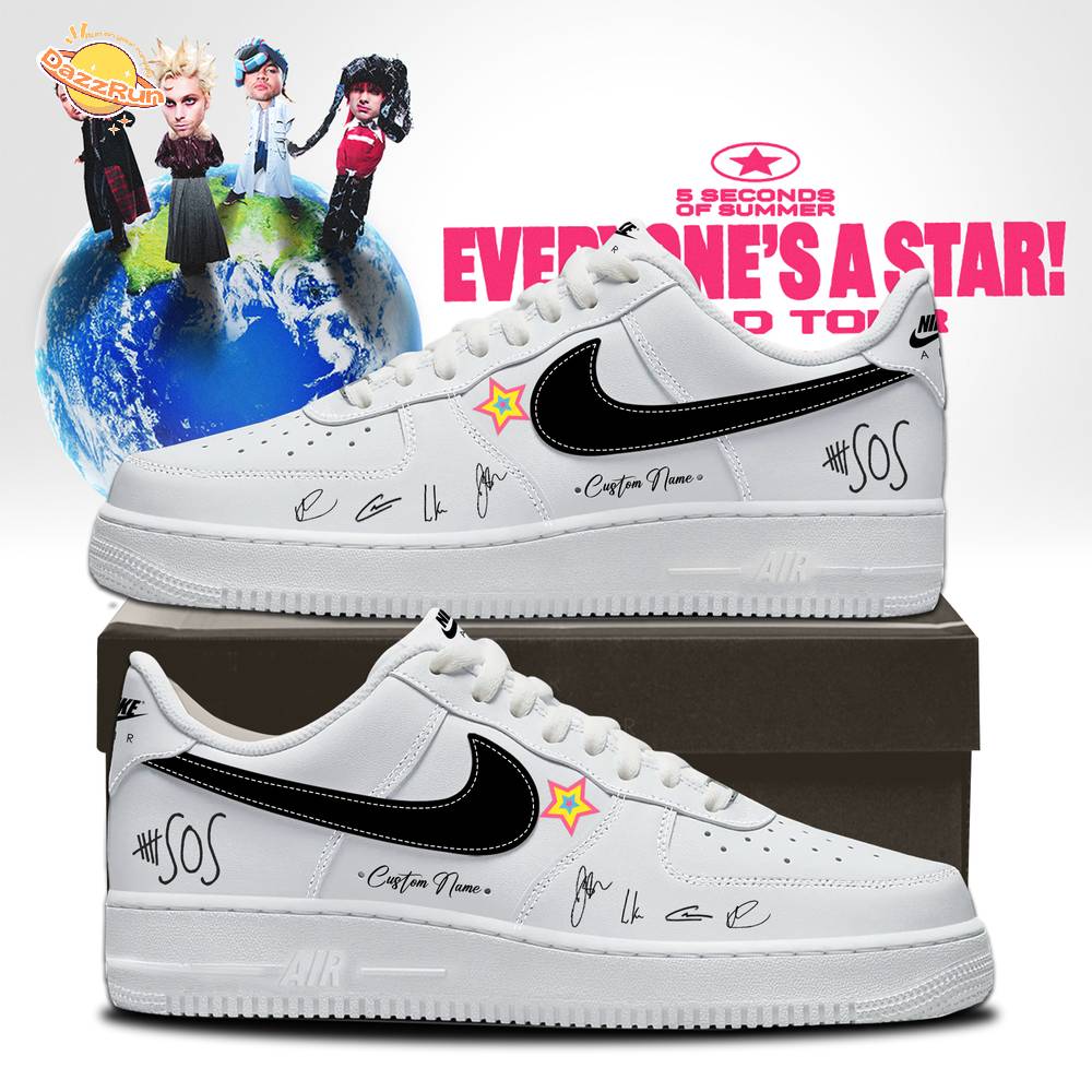 5SOS EVERYONE’S A STAR! World Tour AF1 Shoes 5SOS EVERYONE’S A STAR! World Tour AF1 Shoes