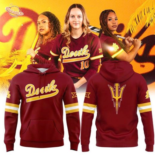 Arizona State Sun Devils Softball Classic Wordmark Hoodie – Limited Edition