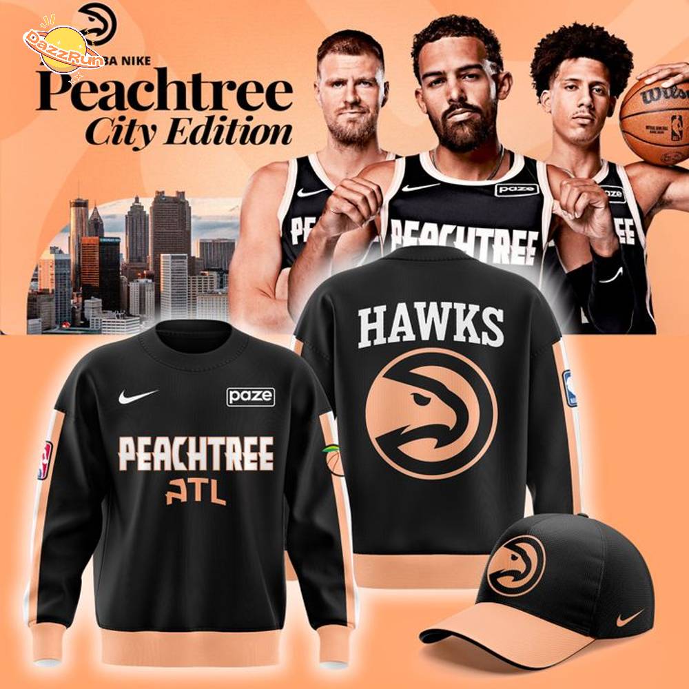 Atlanta Hawks 2025-26 City Edition Sweatshirt Atlanta Hawks 2025-26 City Edition Sweatshirt