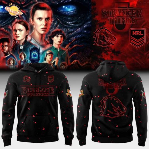 B Broncos Stranger Things 5 Combo Hoodie