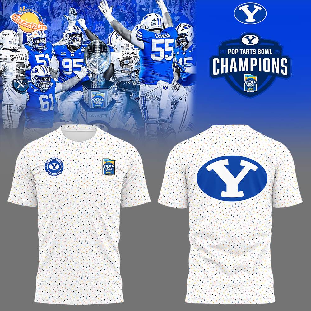 BYU Cougars Pop Tarts Bowl Champions Limited Edition TShirt BYU Cougars Pop Tarts Bowl Champions Limited Edition TShirt