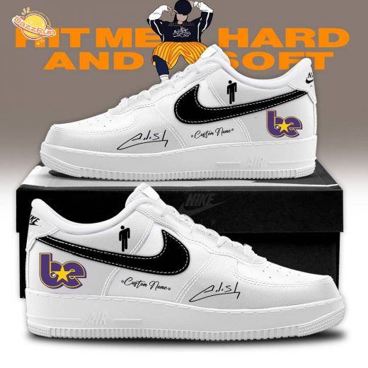 Billie Eilish Hit Me Hard and Soft: The Tour AF1 White Shoes