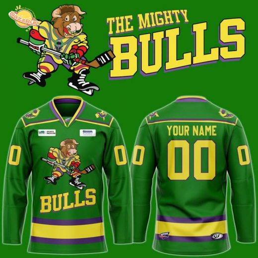 Birmingham Bulls x The Mighty Bulls New Hockey Jersey(Custom)