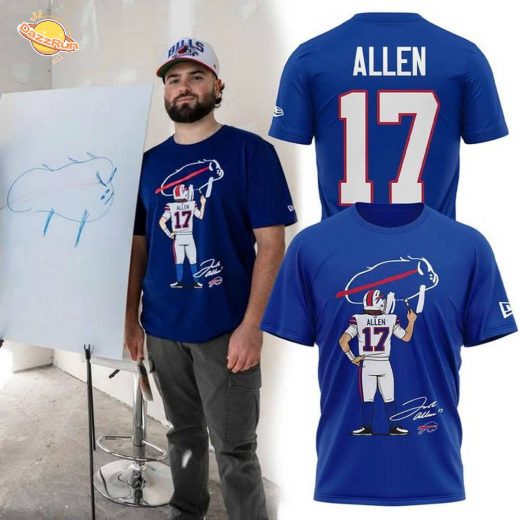 Buffalo Bills ” Josh Allen Paint ” Special T-Shirt 2025 Buffalo Bills ” Josh Allen Paint ” Special T-Shirt 2025