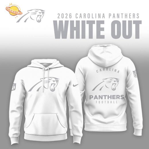 Carolina Panthers 2026 White Out Limited Edition Shirt