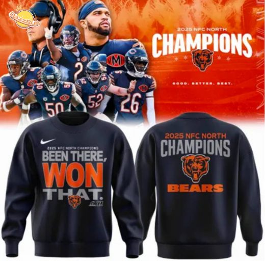 Chicago Bears ”2025 NFC North Champions” Sweatshirt