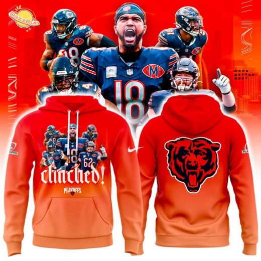 Chicago Bears NFL Playoffs 2025-26 Hoodie