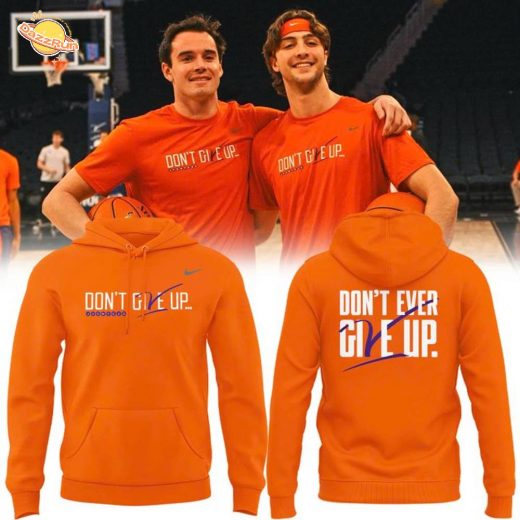Clemson Basketball “Don’t give up, don’t ever give up” Hoodie.
