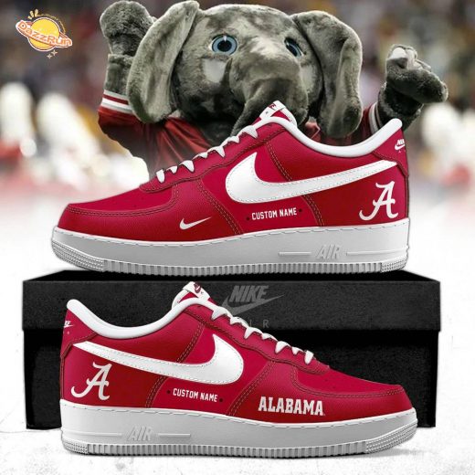 Custom Alabama Crimson Tide Special Edition AF1 Sneakers