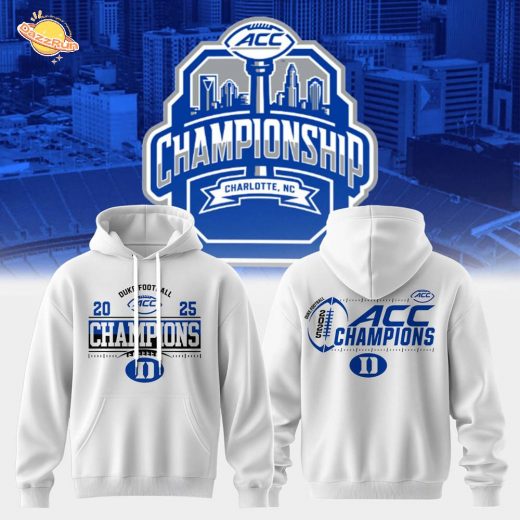 DUKE FOOTBALL – ACC CHAMPIONS 2025 W HOODIE 🔥