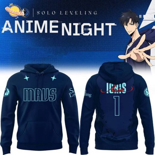 Dallas Mavericks Anime Night Solo Leveling Hoodie.