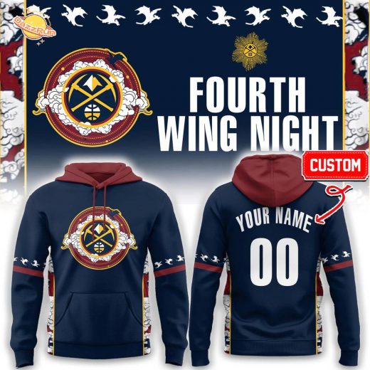 Denver Nuggets Fourth Wing Night Limited Edition Hoodie Denver Nuggets Fourth Wing Night Limited Edition Hoodie