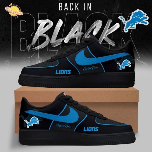 Detroit Lions – 2025 Back In Black Limited Edition AF1