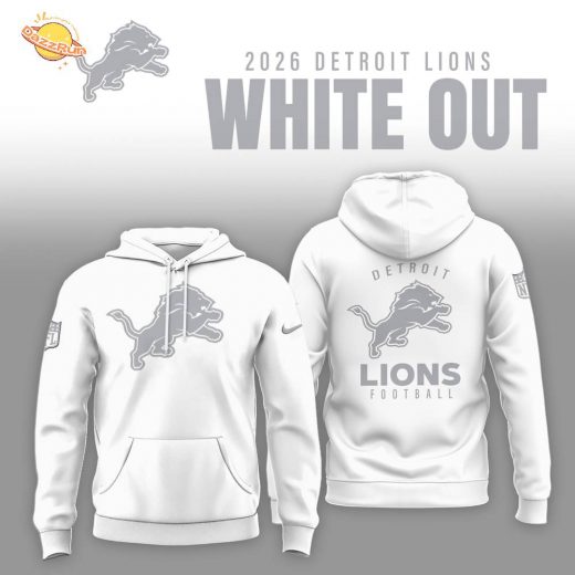 Detroit Lions 2026 White Out Limited Edition Shirt