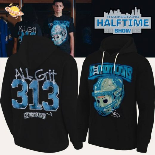 Detroit Lions x Eminem Thanksgiving Halftime Show Black Hoodie – Signature