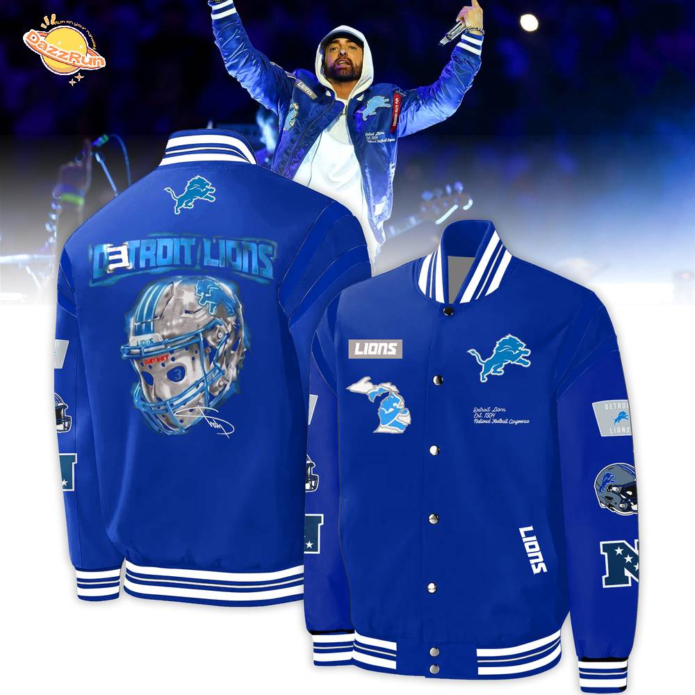 Detroit Lions x Eminem Thanksgiving Halftime Show Limited Edition Jacket Detroit Lions x Eminem Thanksgiving Halftime Show Limited Edition Jacket