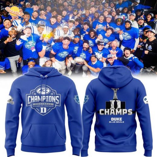 Duke Football 2025 ACC Football Champions Hoodie