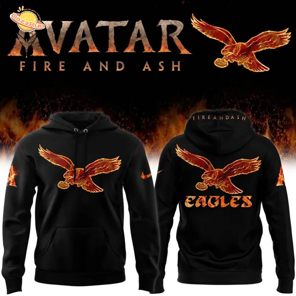 Eagles x Avatar Fire And Ash Hoodie Eagles x Avatar Fire And Ash Hoodie