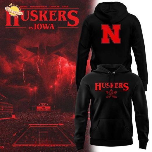 Exclusive Nebraska Cornhuskers Stranger Things Limited Edition Hoodie.