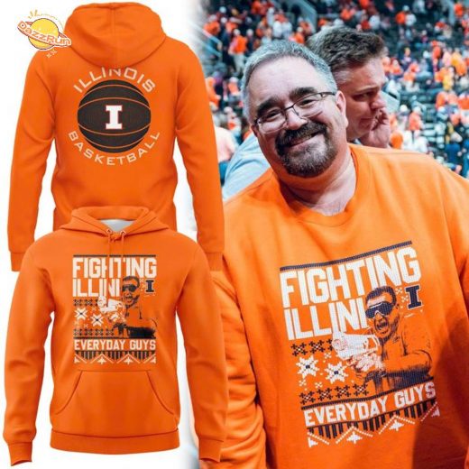 Illinois Basketball ‘Fighting Illini Everyday Guys’ Hoodie – Limited Edition