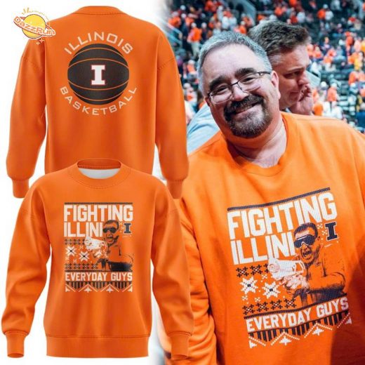 Illinois Basketball ‘Fighting Illini Everyday Guys’ Sweatshirt – Limited Edition