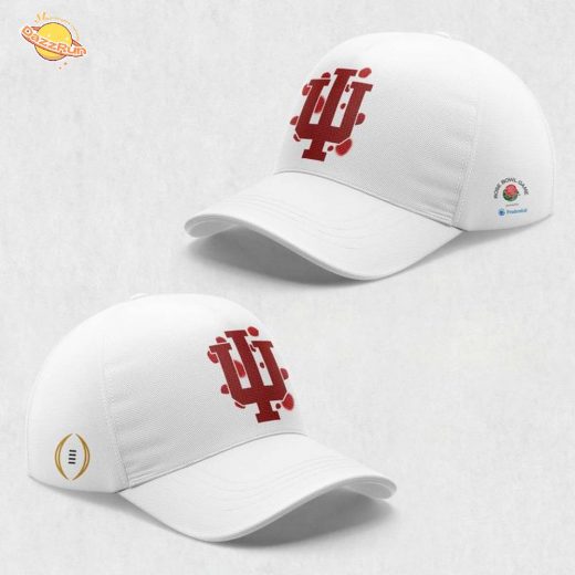Indiana Hoosiers football helmet 2026 Rose Bowl Sweatshirt-White