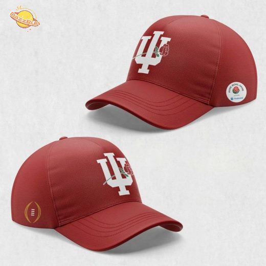 Indiana Hoosiers football helmet 2026 Rose Bowlv BASEBALL JACKET