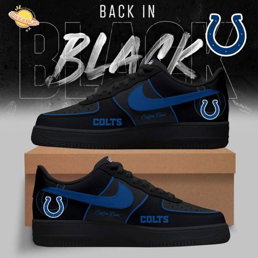 Indianapolis Colts – 2025 Back In Black Limited Edition AF1