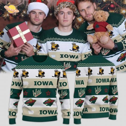 Iowa Wild Tastefully Tacky Holiday Sweater 2025