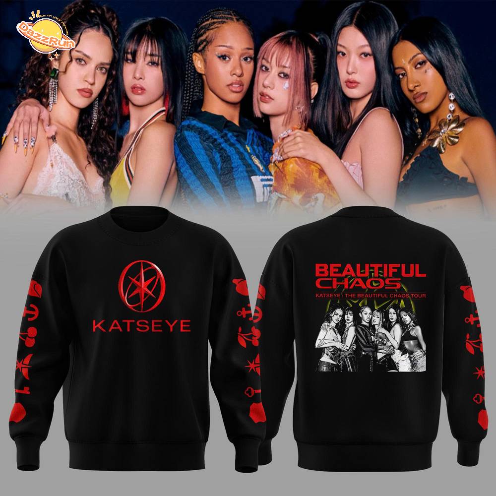 KATSEYE “Beautiful Chaos” Tour Black Sweat KATSEYE “Beautiful Chaos” Tour Black Sweat