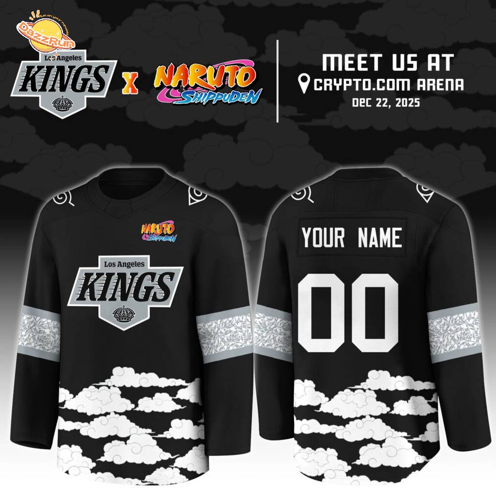LA KINGS NARUTO GAME NIGHT JERSEY LIMITED EDITON LA KINGS NARUTO GAME NIGHT JERSEY LIMITED EDITON