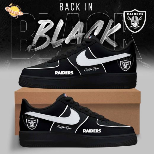 Las Vegas Raiders – 2025 Back In Black Limited Edition AF1