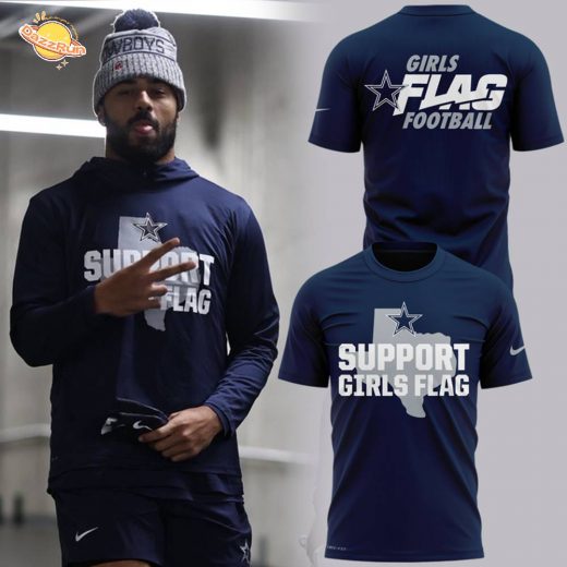 Limited Edition Dallas Cowboys Support Girls Flag tee 2025