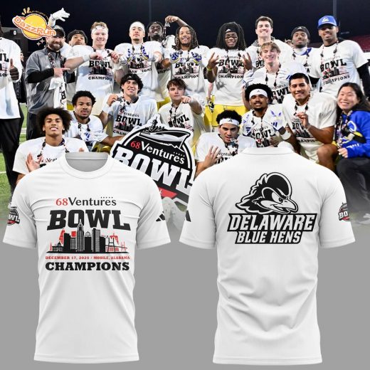 Limited Edition Delaware 68 Ventures Bowl Champions Shirt