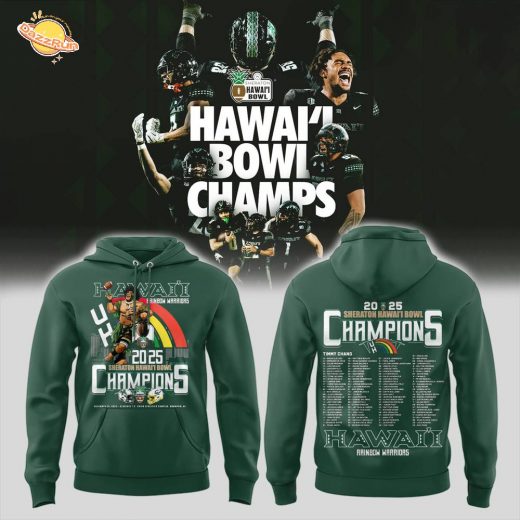 Limited Edition Hawaii Rainbow Warriors Football New Hoodie