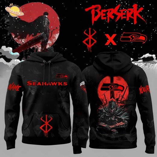 Limited Edition Hoodie Seattle Seahawks x Berserk-3D Unisex Hoodie