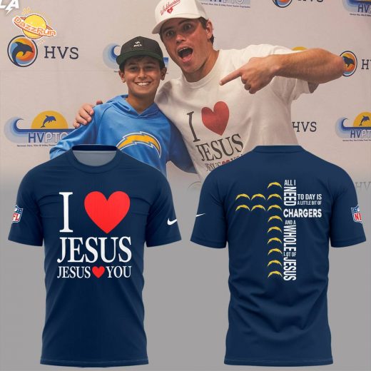 Limited Edition I Love Jesus Blue Shirt