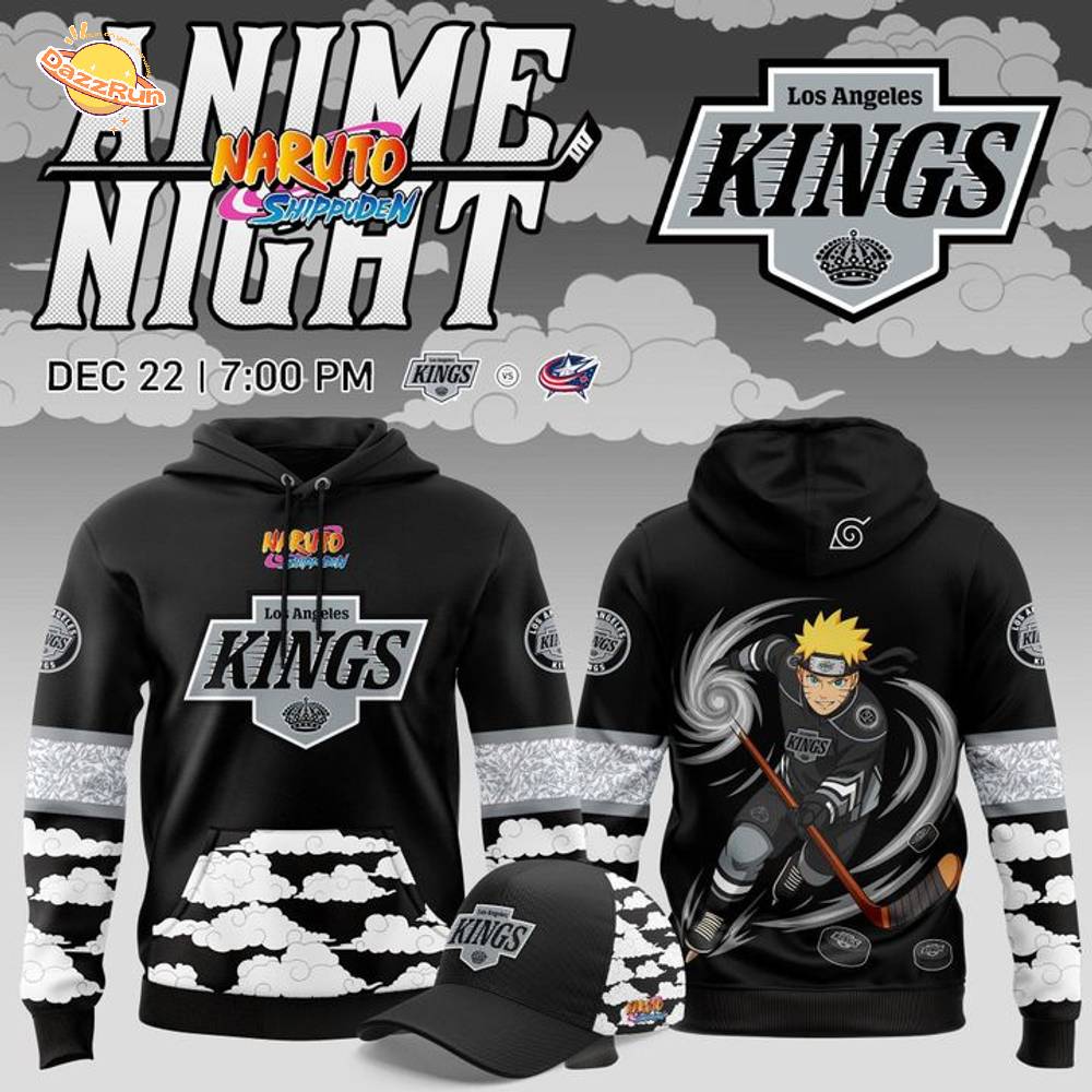 Limited Edition Los Angeles Kings '' Anime Night '' Naruto Shippuden Hoodie 2025 Limited Edition Los Angeles Kings '' Anime Night '' Naruto Shippuden Hoodie 2025