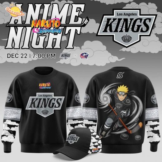 Limited Edition Los Angeles Kings ” Anime Night ” Naruto Shippuden Sweatshirt 2025