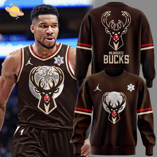 Limited Edition Milwaukee Bucks Christmas Night Sweat 2025