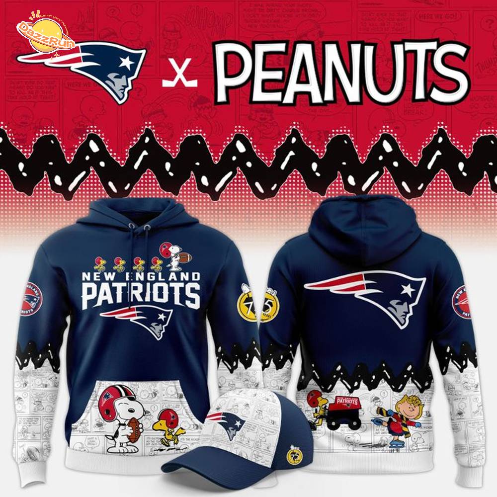 Limited Edition New England Patriots '' Peanuts Night '' Hoodie 2025 Limited Edition New England Patriots '' Peanuts Night '' Hoodie 2025
