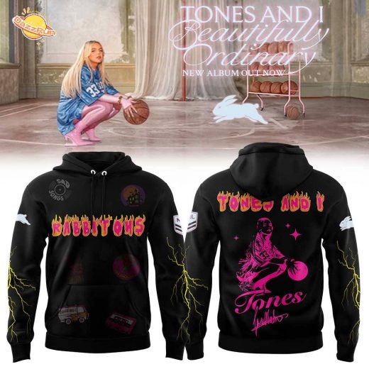 Limited Edition S.S Rabbitohs Tones and I “Beautifully Ordinary” Tour Signature Hoodie